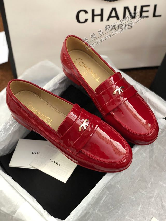 Chanel女鞋 香奈兒2020春夏頂級涼鞋系列 Chanel爆款休閒女單皮鞋  naq1304